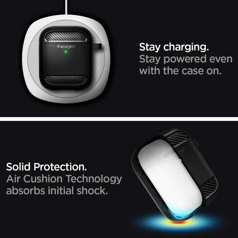 Estuche para AirPods Spigen Rugged Armor (2nd/1st Gen)