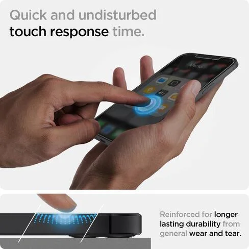 Protector de pantalla para iPhone 12 Mini Spigen GLAS.tR Slim HD