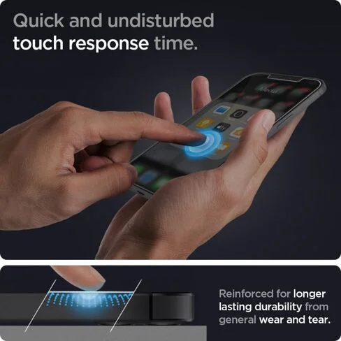 Protector de pantalla para iPhone 12/12 Pro Spigen GLAS.tR Slim HD