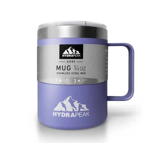 Taza de acero inoxidable Hydrapeak Mug 14oz