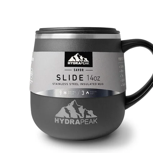 Taza de acero inoxidable Hydrapeak Slide 14oz