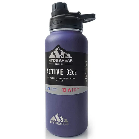Botella de acero inoxidable Hydrapeak Active 32oz (Classics)