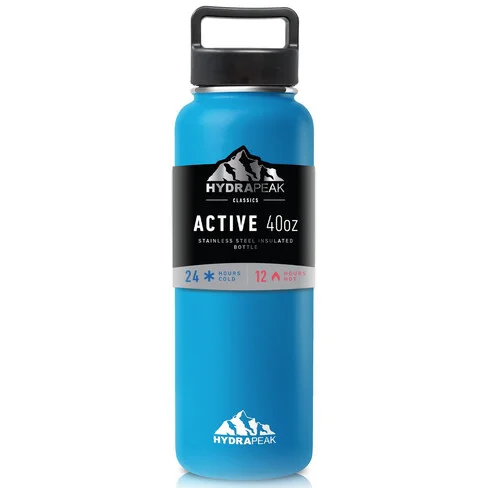 Botella de acero inoxidable Hydrapeak Active 40oz (Classics)