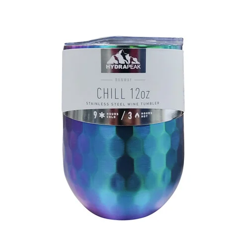 Vasos de acero inoxidable Hydrapeak Chill 12oz
