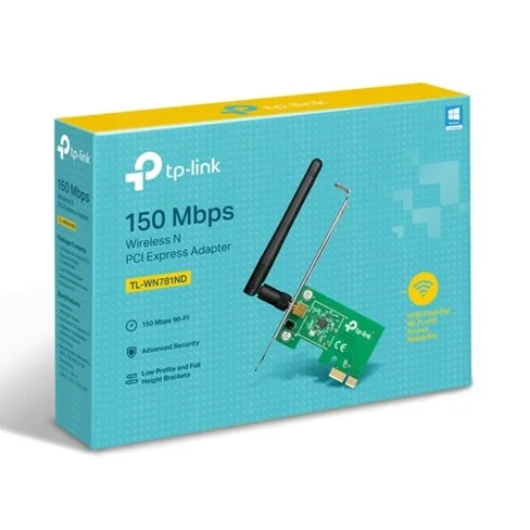 Adaptador Inalámbrico TP-Link PCI Express TL-WN781ND de 150MBPS