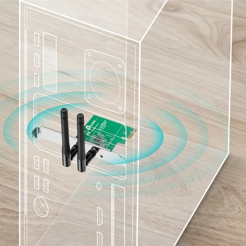 Adaptador de red inalámbrico TP-Link PCI Express TL-WN881ND N a 300 Mbps