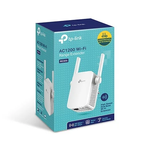 Extensor de Cobertura Wi-Fi TP-Link RE305 de 300Mbps AC1200