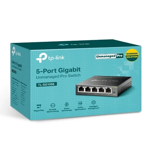 Switch TP-Link Easy Smart de 5 puertos Gigabit TL-SG105E