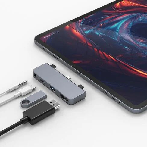 Adaptador Hyper+ Hub 4-en-1 USB-C