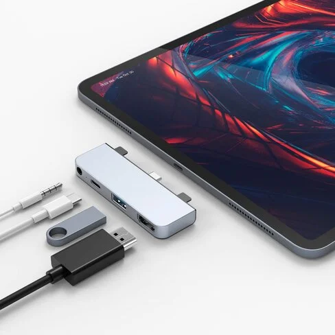Adaptador Hyper+ Hub 4-en-1 USB-C