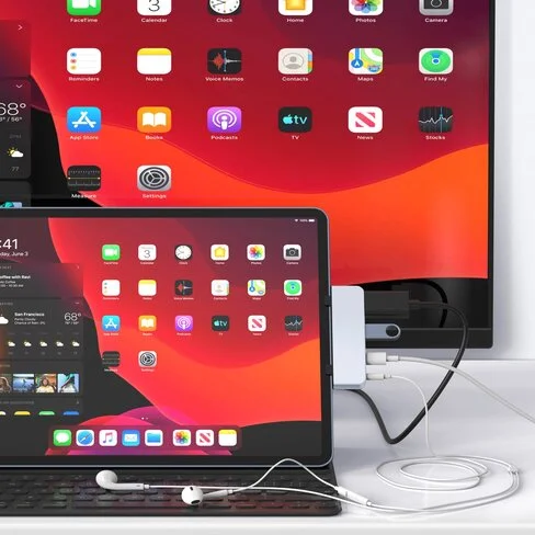 Adaptador Hyper+ Hub 4-en-1 USB-C