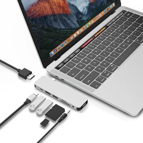 Adaptador Hyper+ Hub SOLO 7-en-1 USB-C
