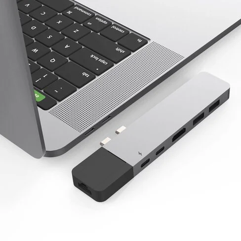 Adaptador Hyper+ Hub NET 6-en-2 USB-C