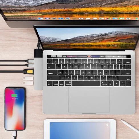 Adaptador Hyper+ Hub NET 6-en-2 USB-C