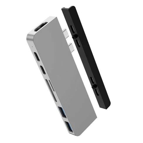Adaptador Hyper+ Hub HyperDrive DUO 7-en-2 USB-C