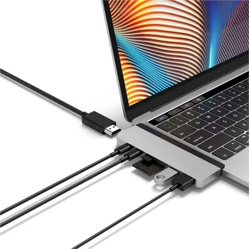Adaptador Hyper+ Hub HyperDrive DUO 7-en-2 USB-C