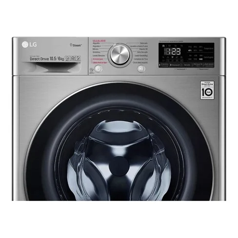Lavarropas LG de Carga Frontal Inverter 10.5Kg WD10VVC4S6C