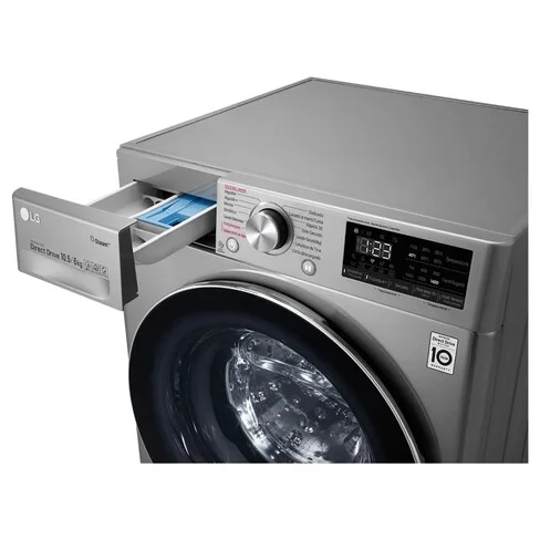 Lavarropas LG de Carga Frontal Inverter 10.5Kg WD10VVC4S6C