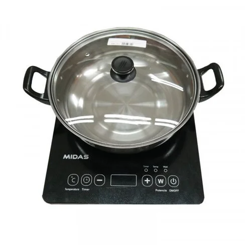 Cocina a induccion Midas de 1 hornalla MD-PI18C