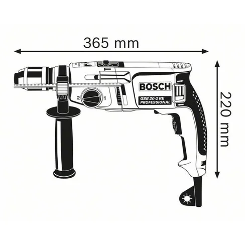 Taladro de percusión Bosch Professional GSB 20-2 RE
