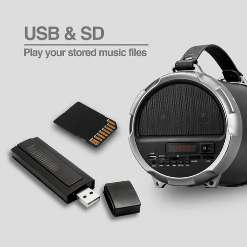 Parlante Argom Bazooka+Beats Hifi Indoor/Outdoor TWS Wireless BT Speaker