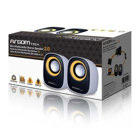 Parlante Argom Eko Multimedia Stereo Speakers 2.0