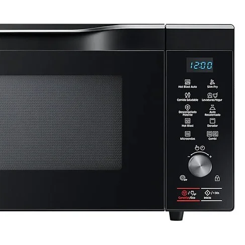 Microondas Samsung Hot Blast con Esmalte Cerámico 32lts MC32K7055CT/ZS