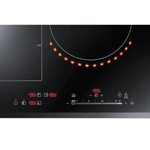 Anafe de inducción Samsung con Virtual Flame Technology NZ63K7777BK/BG