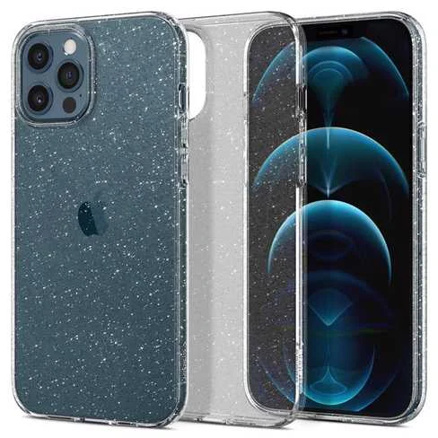 Funda para iPhone 12 Pro Max Spigen Liquid Crystal Glitter