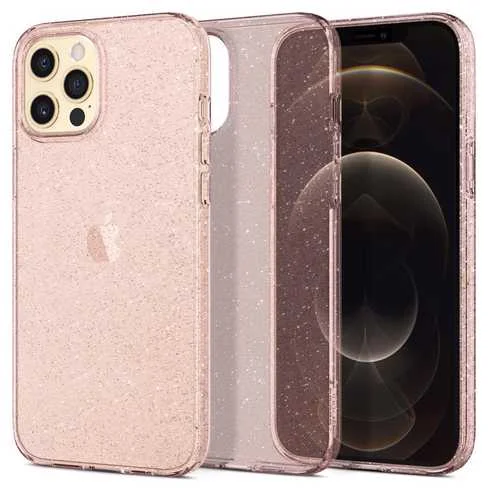 Funda para iPhone 12 Pro Max Spigen Liquid Crystal Glitter