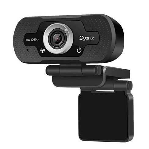 Webcam Quanta QTWCM10 con Resolución Full HD/Micrófono