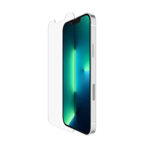 Protector de pantalla Belkin TemperedGlass con revestimiento antimicrobiano para iPhone 13/iPhone 13 Pro OVA069ZZ