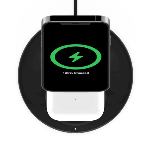 Cargador Inalambrico MagSafe Belkin 2 en 1 para iPhone 12/13 + Airpods WIZ010TTBK