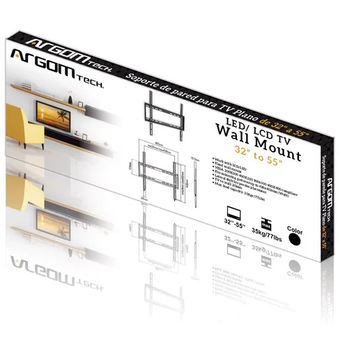 Soporte fijo Argom para televisores de 32" a 55" ARG-BR-1344-1