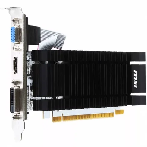 Placa de Vídeo MSI GeForce GT 730 N730K-2GD3H/LPV1 con 2GB GDDR3/1600MHz/HDMI/DVI/VGA