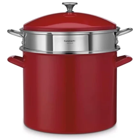 Olla con tapa Cuisinart EOS126-28R - 12 Litros