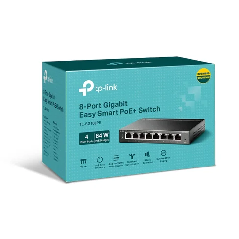 Switch TP-Link de 8 puertos con 4 puertos PoE
