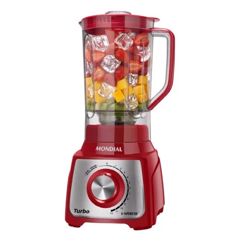 Licuadora Mondial Turno Inox L-1200