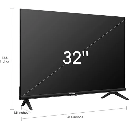 Televisor Hisense LED de 32" Smart TV HD con Wi-Fi/Bluetooth/Android 32A4H (2022)