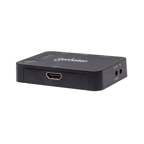 SWITCH HDMI DE 3 PUERTOS 207522 UHD/4K/3D/30HZ/NEGRO