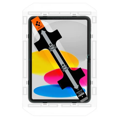 Protector de pantalla Spigen para iPad 10.9" (2022) Screen Protector EZ FIT GLAS.tR