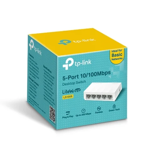 Switch de Escritorio de 5 Puertos 10/100Mbps LS1005