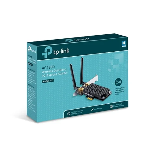 Adaptador TP-Link PCI Express Inalámbrico de Doble Banda AC1300 T6E