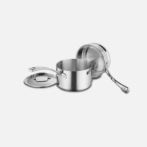 Juego De Ollas Cuisinart FCT1113-18 Clasicas Francesas Inducción Inox - 3 Piezas