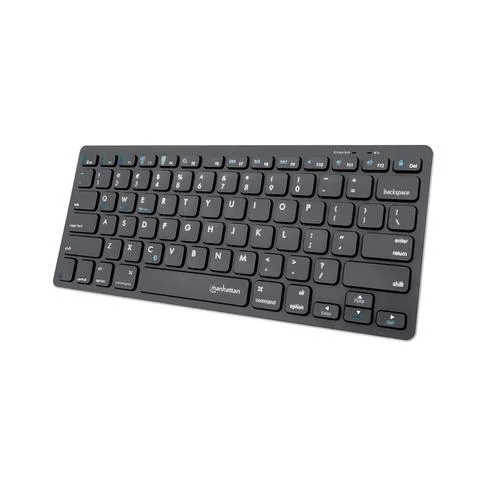 TECLADO WIRELESS MANHATTAN 179935 ULTRA SLIM INGLES NEGRO