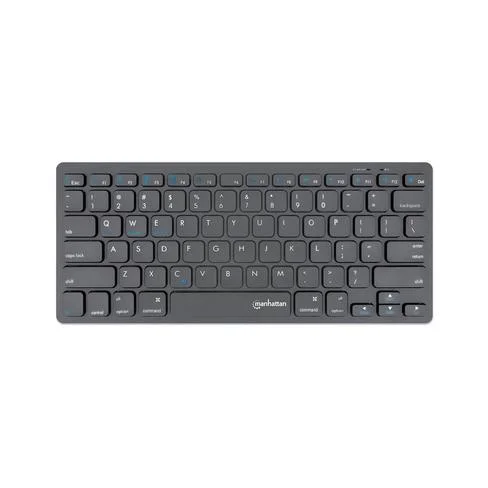 TECLADO WIRELESS MANHATTAN 179935 ULTRA SLIM INGLES NEGRO