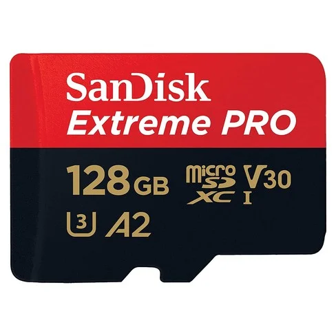 Tarjeta Micro SD Sandisk Extreme Pro de 128GB 200MBS SDSQXCD-128G-GN6MA