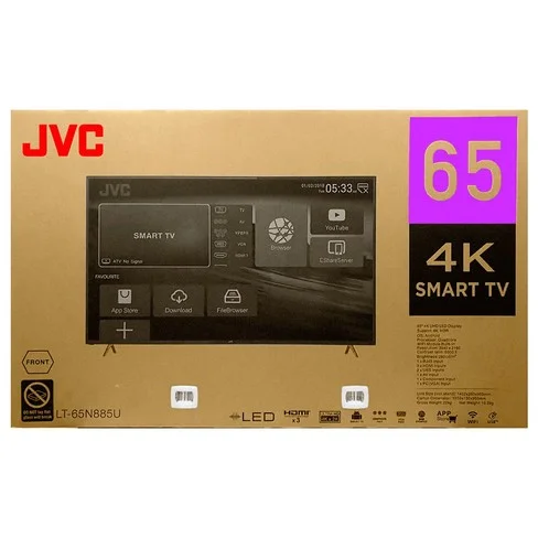 TELEVISOR JVC 65" UHD HDR SMART 4K LT-65N885U
