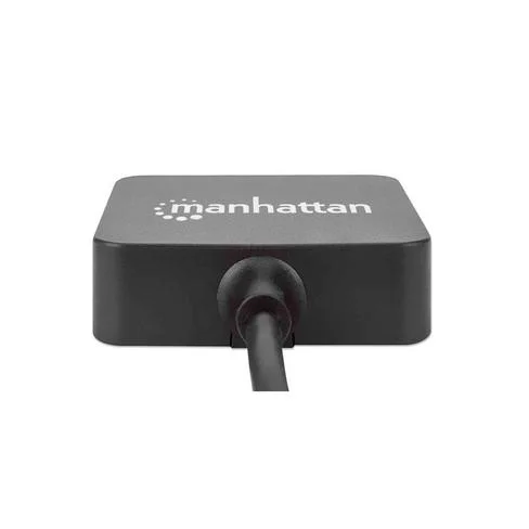 HUB USB 3.0 DE 4 PUERTOS MANHATTAN 162296 5 GBPS/NEGRO