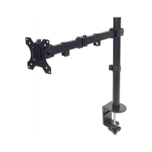 SOPORTE PARA 1MONITOR MANHATTAN 461542 13" A 32" 8KG INCL/GIR/360° NEGRO